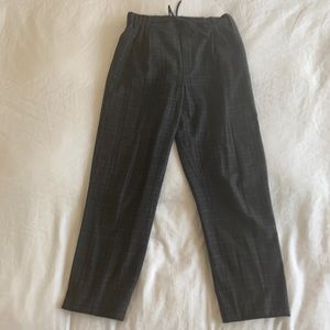 Plaid wool pants Massimo Dutti